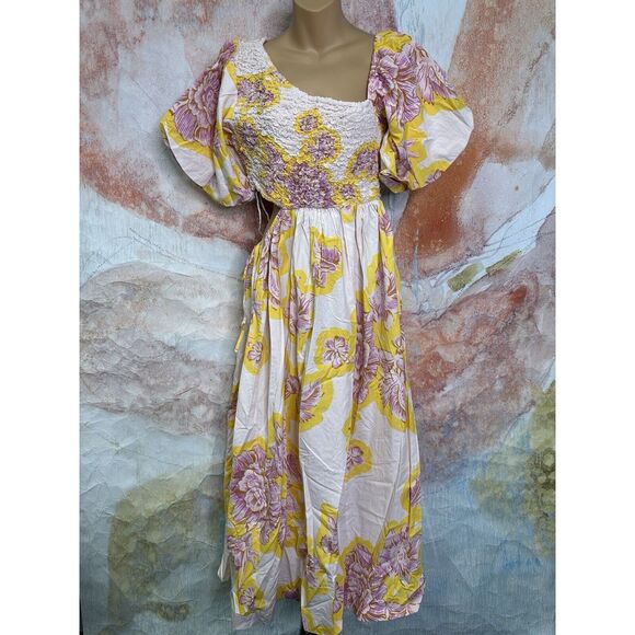 Free People Kalina Printed Midi Dress - Picture 7 of 8